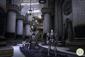 Siris prepares to fight Adamantine Golem