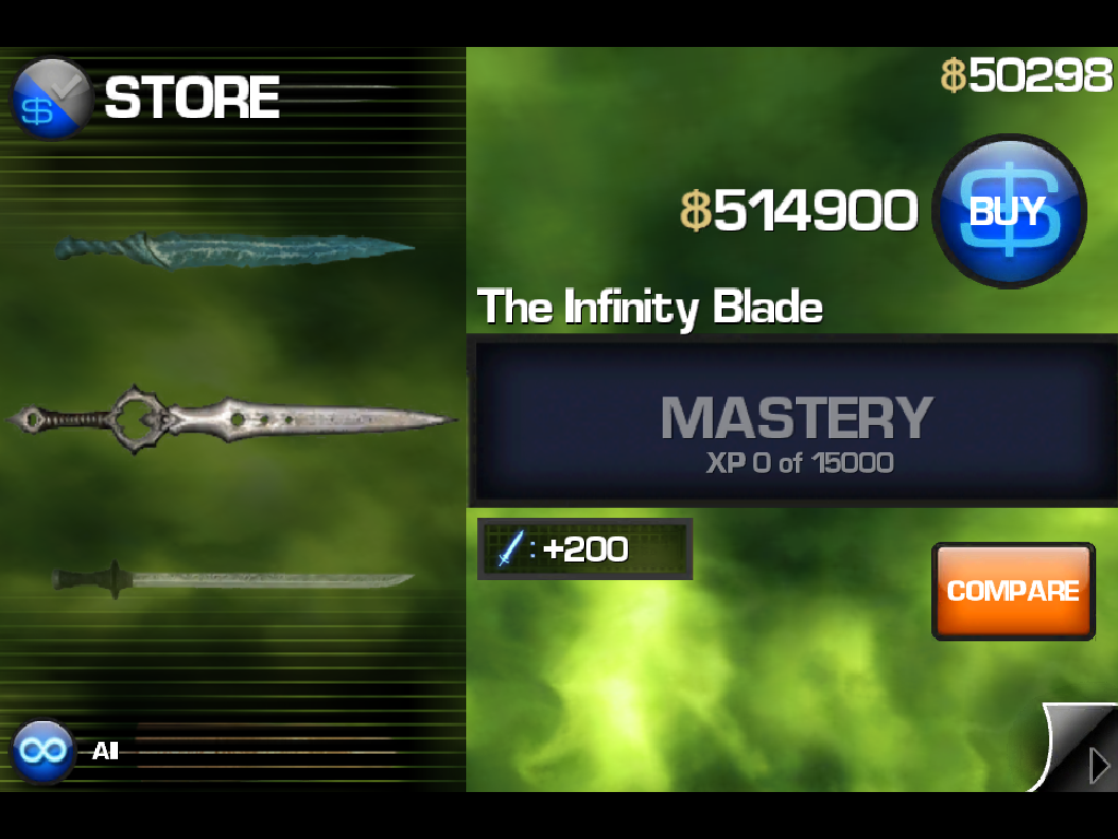 infinity blade 2 money glitch