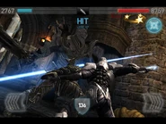 being used in battle