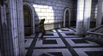 Isa hides from titan