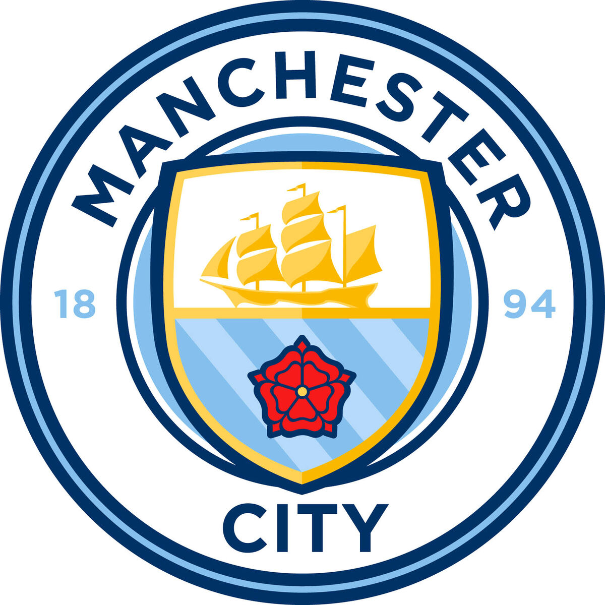 Manchester City FC マフラー 水色　旧ロゴ Manchester City FC マフラー 水色 旧ロゴ（サッカー