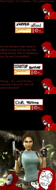 Tomb raider and butt kicker