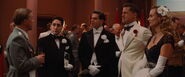 Hans Landa talks to the three Basterds