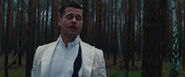 Aldo Raine face forest