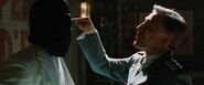 Hans Landa touches Aldo