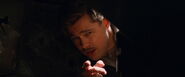 Aldo Raine points at Wilhelm