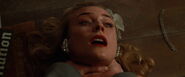 Bridget von Hammersmark is strangled to death by Quentin Tarantino