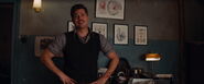Aldo Raine grins in the clinic