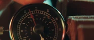 Somebody, most likely Landa, arms the bomb in the trailer