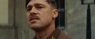 Aldo Raine scar up close