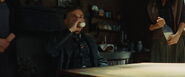 Hans Landa drinks milk