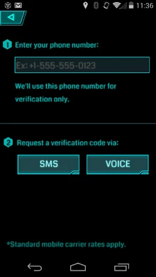 Ingress phone verification
