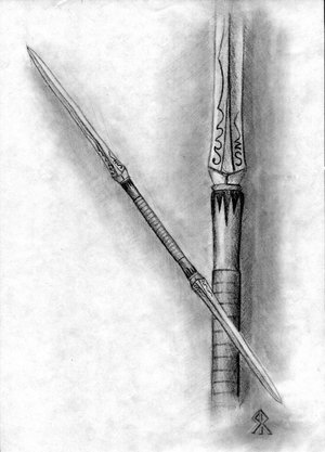 bladed staff