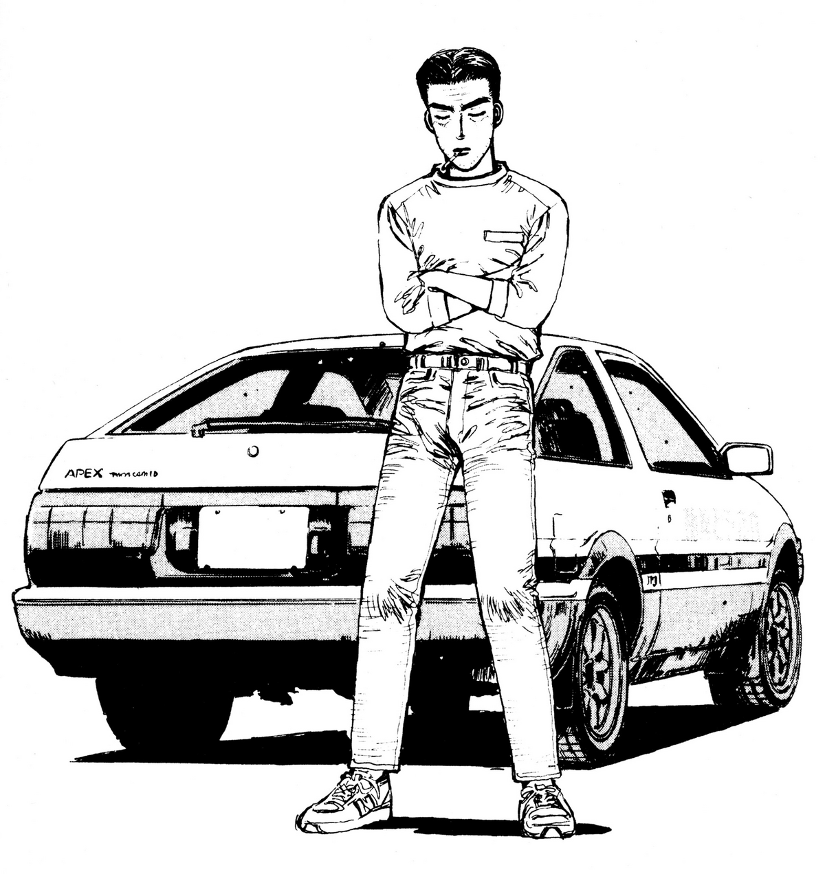 Takumi Fujiwara  Initial d, Developing photos, Initial d car