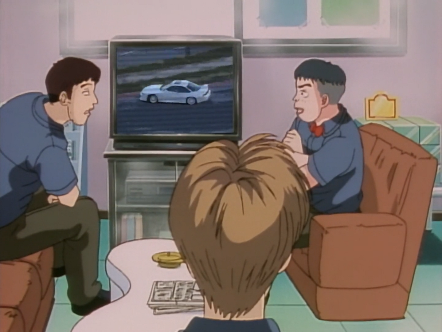 On Episode 13 of Initial D First Stage, Itsuki was bumped by Shingo. In  this scene, the name appears to be Totayo instead of Toyota. Which is weird  as to why?Like they