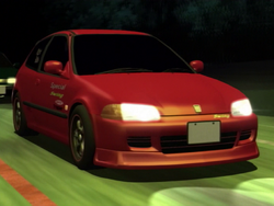 Initial D Shingo Shoji Civic Sir EG6 Red 1st Stage Character 