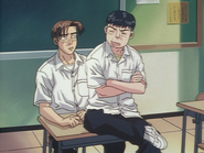 In Act 24, Takumi and Itsuki talk in class