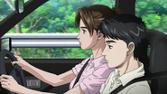 Another flashback where she drives Shinji