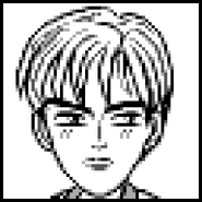 One of Ryosuke's sprites from Initial D Gaiden