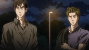 L3 Keisuke and Ryosuke watch Takumi arrive.png (1.63 MB) Keisuke and Ryosuke watch Takumi arrive