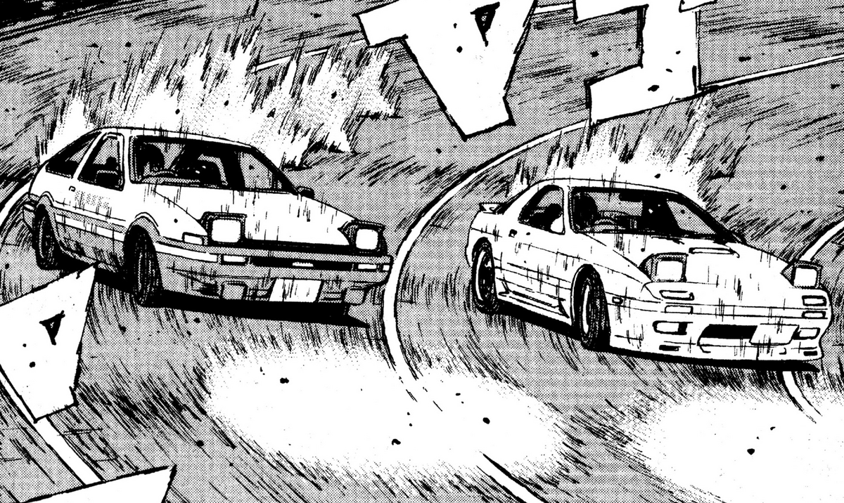 Takumi AE86 vs Ryosuki RX-7 FC, DUBLADO