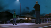 Takumi meets Kyochi at Irohazaka Third Stage