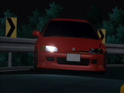 Initial D Shingo Shoji Civic Sir EG6 Red 1st Stage Character 