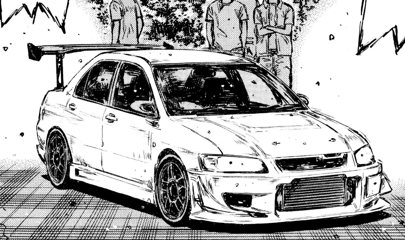 Kobayakawa S Mitsubishi Lancer Evolution Initial D Wiki Fandom