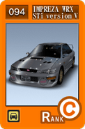 Card 094 - Subaru Impreza WRX STi Coupe Type R Version V (GC8F)