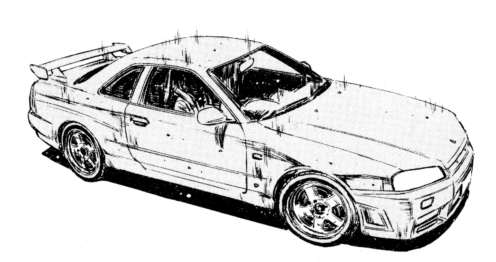 Kenji x 180sx - best of Initial D icons, akina speed stars, nissan