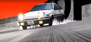 Takumi Fujiwara's AE86 from Pachislot