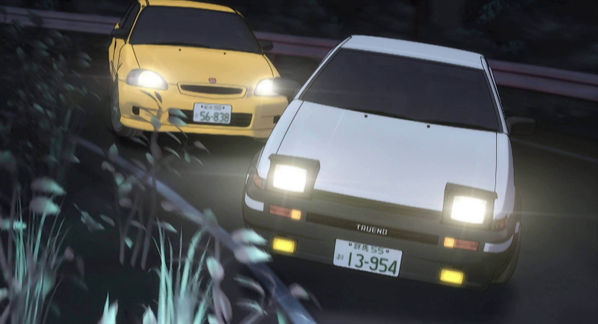 Takumi overtakes Sakamoto  Initial D Battle Stage 2 