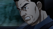 Ikeda frustrated after seeing Rin not take the emergency truck exit after seeing his brakes fail