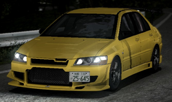 Kobayakawa's Mitsubishi Lancer Evolution, Initial D Wiki