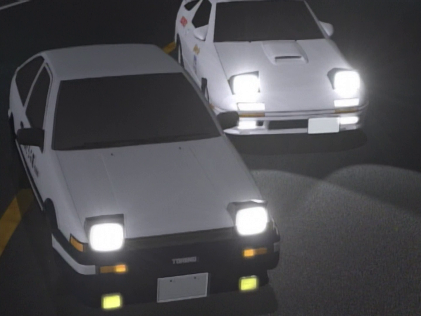 Parte final: Takumi vs Ryosuke, AE86 vs RX7 FC #initiald #mfghost #tak