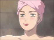 Sayuki at a hot spring