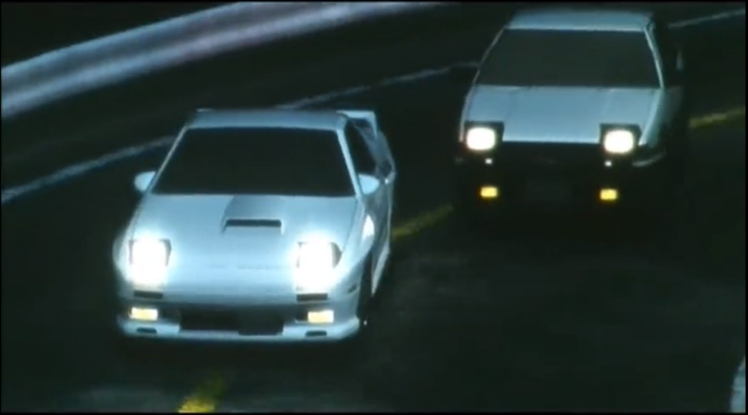 Parte final: Takumi vs Ryosuke, AE86 vs RX7 FC #initiald #mfghost #tak