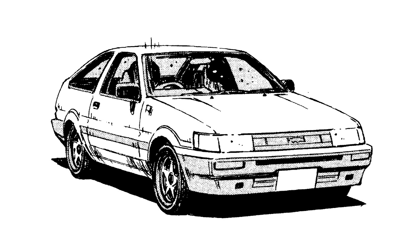 Initial D Takumi Fujiwara Iketani Itsukitoyota AE86 Trueno 1st 