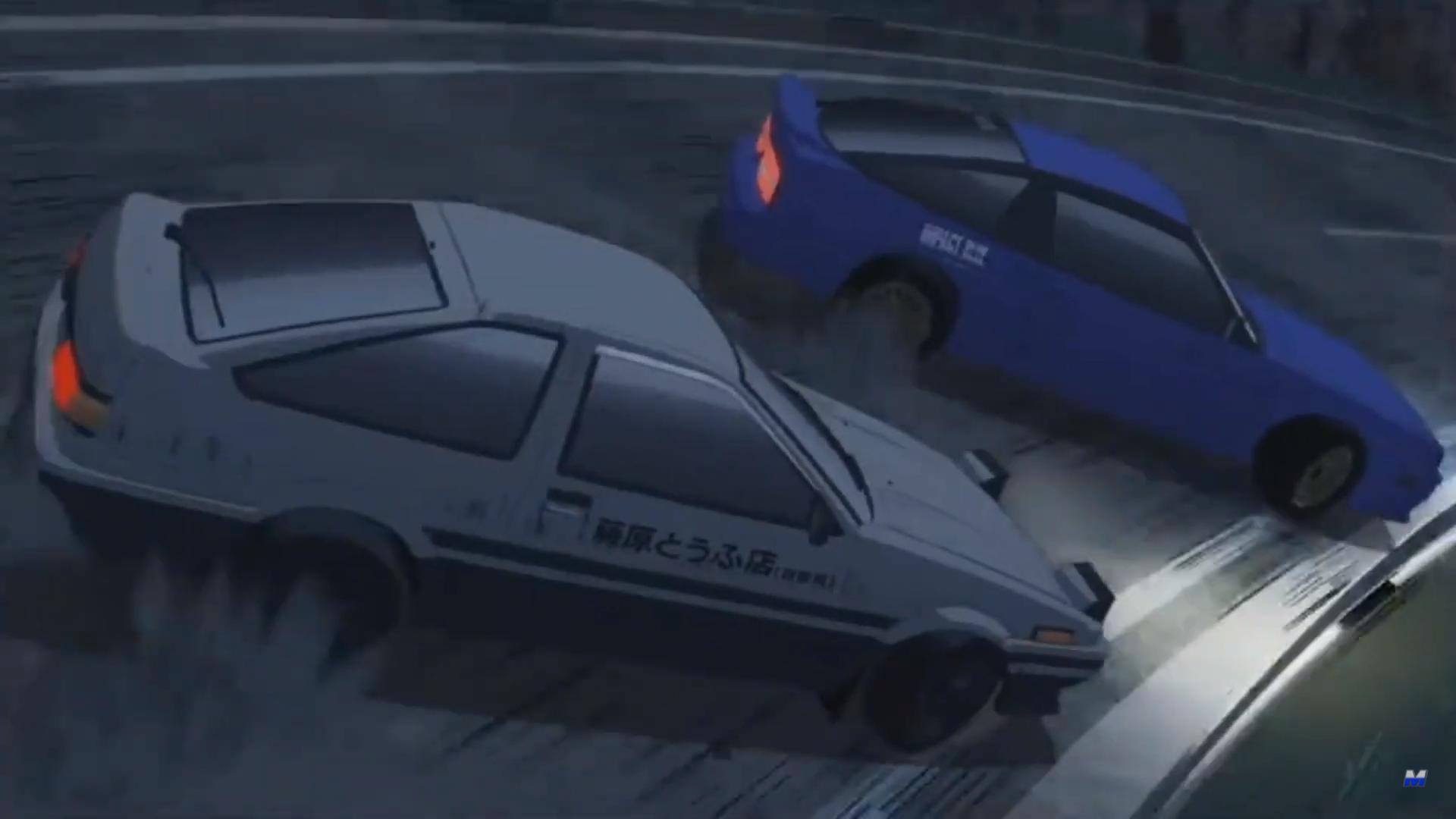 TAKUMI AE86 Vs SIL80 MAKO - INITIAL D LEGEND 4 DUBLADO 