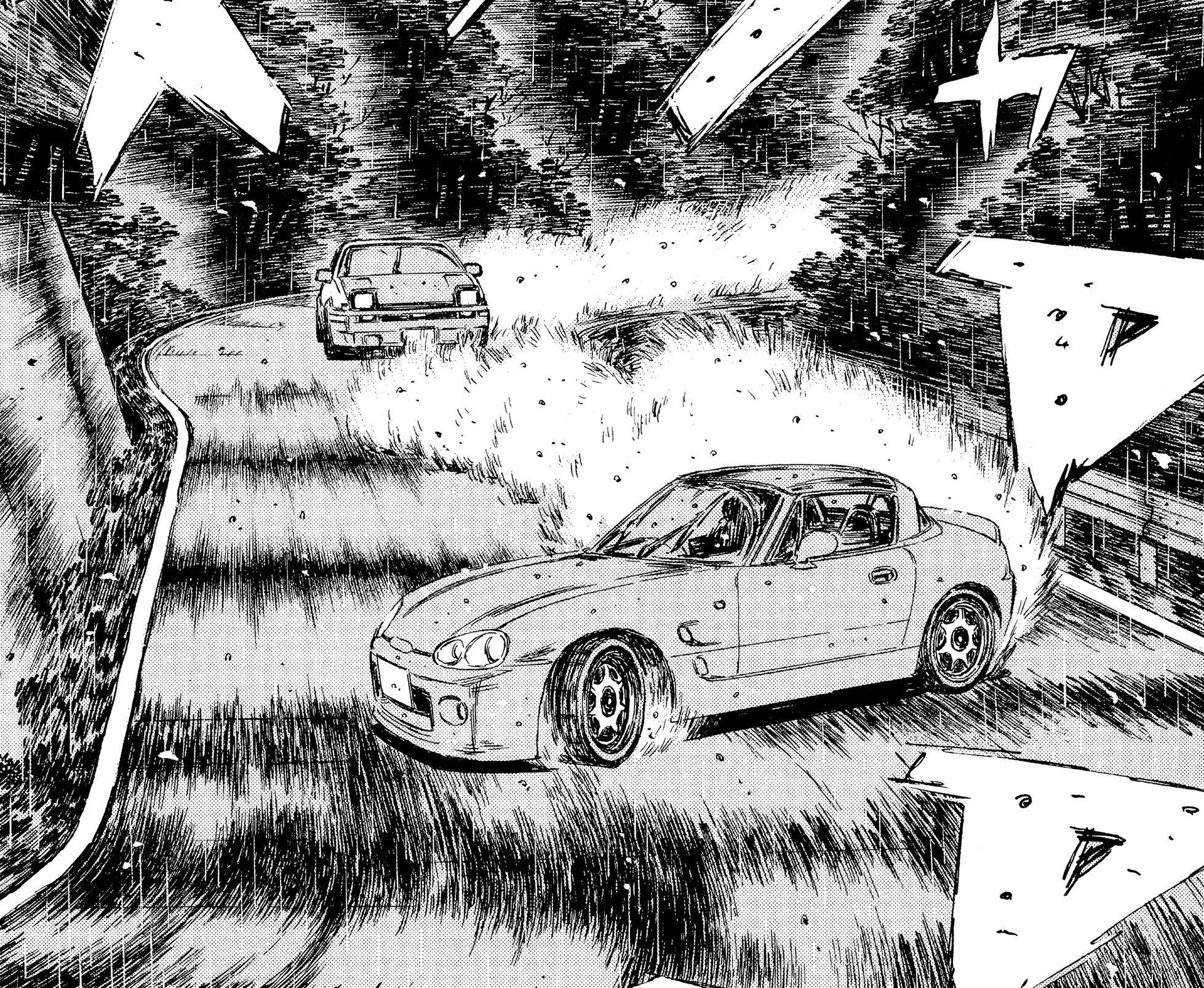 Takumi overtakes Sakamoto  Initial D Battle Stage 2 