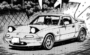 Toru Setsugu's Eunos Roadster in Chapter 193