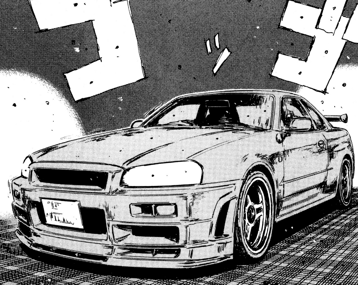 Initial d r34. Initial d 100x100.