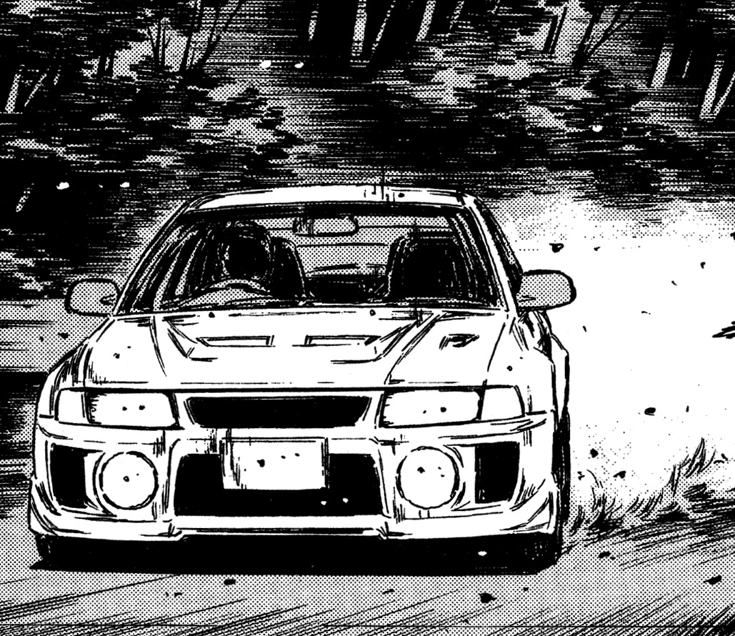 Initial d lancer evo