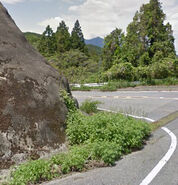 Yet another lidless gutter shortcut at Tsukuba, which has since been vegetated