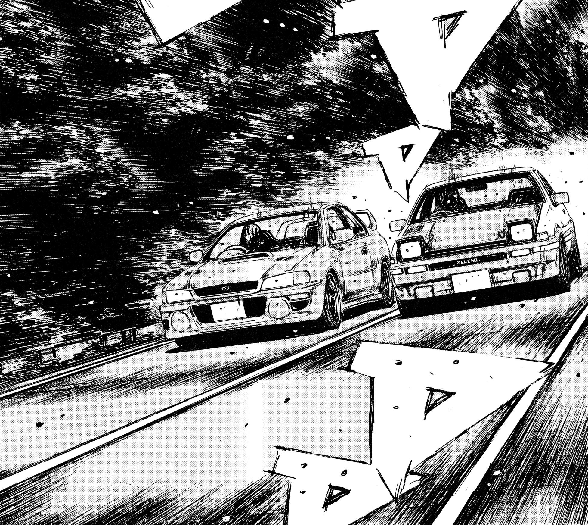 Initial d манга на японском фото 84