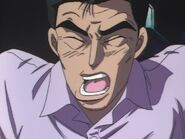Bunta enojado tras de que Takumi rayase el 86