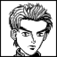 One of Keisuke's sprites from Initial D Gaiden
