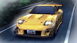 Initial D Keisuke's Red Sun to Project D Mazda RX7 FD3S 