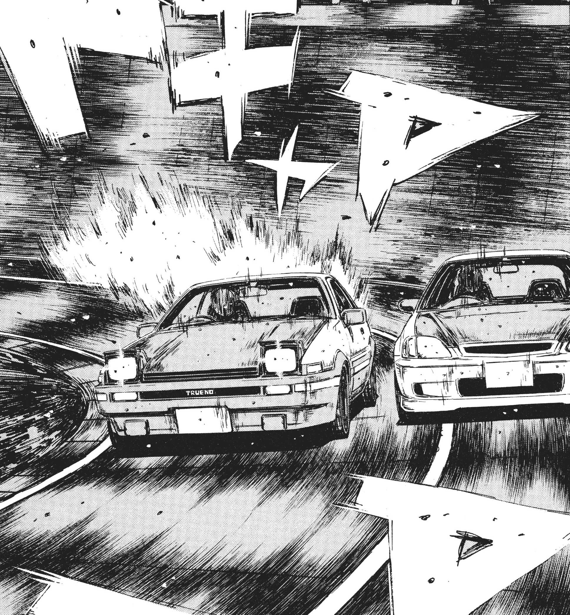 The cars of Initial D - Manga Car Spotting - part 1 