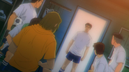 Miki's flashback he was confronted by Takumi in the locker room (Third stage)